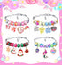 Girls Charm Bracelet Making Kit - Unicorn Jewelry Supplies Make Set DIY Art Craft Set Charm Bracelets Kits Creative Birthday Gifts for Kids Age 6 7 8 9 10 11 12 Year Old Girl Little Children Girl Toys by COO&KOO