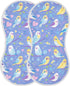 tplaotee 22x11in Lavender Playful Parrot Soft Color Cotton Newborns Burp Cloths Soft Touch Baby wash Cloth for Newborns