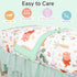 Set 3 Set Baby Bedding for Boys Girls, Pieces Nursery Bedding for Newborn Infant, Includes Comforter, Fitted Sheet, Bed