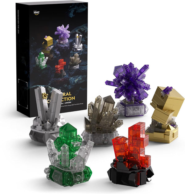 Nifeliz Geology Rock Collection Building Set for Adults, 6 Different Kinds of