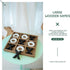 10.6 Inch GENMOUS Wooden Tic Tac Toe Game Board for Seniors Family Indoor, White Rustic Giant Tic Tac Toe Coffee Table