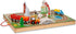 17-Piece 4 1+ Melissa & Doug Wooden Take-Along Tabletop Farm, Farm Vehicles, Play Pieces, Barn, Grain House Take-Along