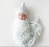 Set| 47in 47in| lulujo Birth Announcement Hat & Swaddle Blanket Unisex Softest Bamboo Muslin Baby Swaddle Blanket|