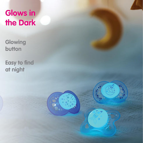 MAM 4-Pack, 6+M, 6+ 6-16, 4 Count Original + Night Boy & Air Matte Pacifiers, for Sensitive Skin, Months, Best Pacifier
