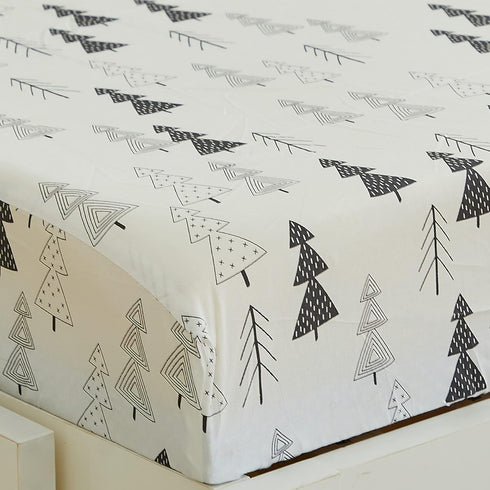Brandream Crib Sheets Boys Girls 100% Cotton Woodland Forest Tree Arrow Baby