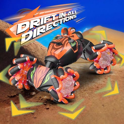 Kidstinct 1:16 4WD 360 8-12 8 9 10 11 12 Gesture Sensing RC Stunt Car, Hand Controlled Remote Control Twist Cars
