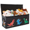 Extra Large Toy Box,150L Sturdy Dinosaur Collapsible Storage with Lid,40"x14"x16" Kids Storage