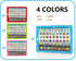 Wenbeier Kids Tablet Learning Pad, Toddler Tablet with ABC Word Song Music for Educational Preschool Boys & Girls