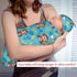 Nanyizly Set 0-6m Monkeys and Bananas Newborns Beanie Swaddle Blanket Baby Receiving Blankets for Infant Boy Girl