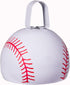 12-Pack 3-Inch Metal Baseball Cowbell Noise Makers White & Red Sports Cowbells for Games, Rallies & Team Spirit