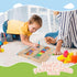 Magnetic Color and Number Maze Toy, Wooden Magnet Balls Educational Toys for Fine Motor Skills Activities for Kids