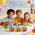 6-12, 12 Pack Packaged FUN LITTLE TOYS Party Favors for Kids Mini Animal Building Blocks, Individually Small Building