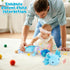 FVNPIHAM 6-12 Tummy 0 1 2 3 4 5 6+ Baby Toys Months, Musical Caterpillar Time Toys with Crinkle, Rattle, Squeaker
