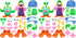 READY 2 LEARN Dough Character Accessories | Set of 52 | 21