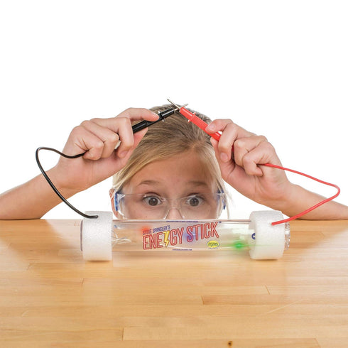 Energy Stick Science Kit - Fun STEM Learning Toy for Kids to Learn about Conductors of Electricity