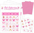 Ballerina Party Bingo Game Cards, 24 Players, Ballet Dance Themed Bingo for Family Friend Adult Party