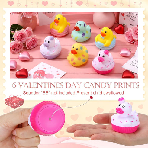 12 Summer Vinsot Pcs Cruise Rubber Ducks in Bulk Candy Pastel Mini Rubber Duckies for Baby Bath Toys, Toddler Pool Toys
