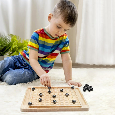 Magnetic Chess Game, Table Top Magnetic Fun for Kids and Adults, Family Party Strategy Game Puzzle Toy