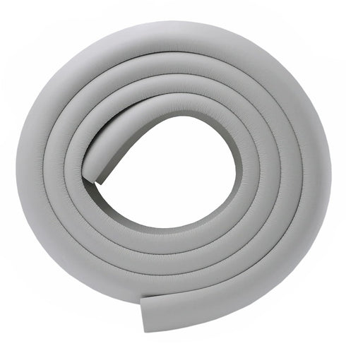 M2cbridge Extra Thick L Shape Foam Baby Safety Bumper Guard Table Edge Protectors 6.5 Ft (Grey)