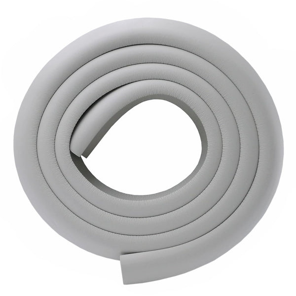M2cbridge Extra Thick L Shape Foam Baby Safety Bumper Guard Table Edge Protectors 6.5 Ft (Grey)