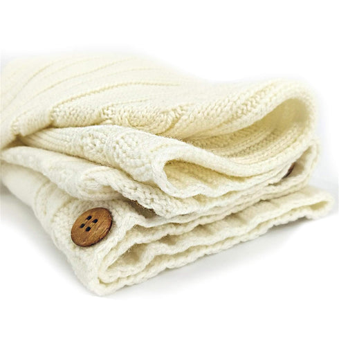 0-6 XMWEALTHY Newborn Baby Wrap Swaddle Blanket Knit Sleeping Bag Receiving Blankets Stroller Wrap for Baby Beige Month