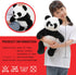 16" Cute Panda Bear Stuffed Animal Plush Toy - Soft Body Doll Panda Pillow - Gift for Kids Boy Girl Birthday