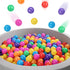 100 Pack Colorful Plastic Balls for Baby Play, BPA Free Balls for Ball Pit, Bounce House, Baby Pool & Playhouse