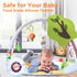9 Lupantte Baby Gym Play Mat with Toys for Sensory and Motor Skill Development Language Discovery, Thicker Non-Slip