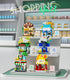 Gearblox Set Pizza Shop Street City View Mini House Festival Micro Building Toy Blocks for Home Decor Toys Gifts