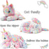 22inch Momma 4pcs 5 1 Playset Unicorn Stuffed Animals Cat Plush for Girls, Cat Plushie with Baby Kitty Toys