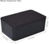 Stylish Black Diaper Wipes Holder - Versatile Tissue Storage Box for Home, Office, and Cars