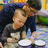 Bongo Floor Tom Drums Set for Kids, Children Percussion Music Instrument with 2 Mallets