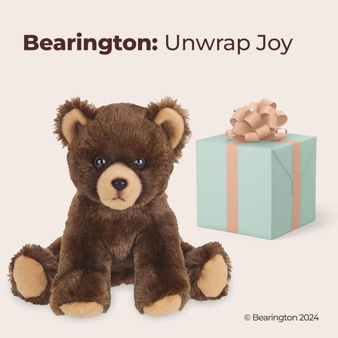 Bearington Lil' Grizby The Brown Grizzly Teddy Bear - 7 Inch Plush Stuffed Animal for Hugs and Cuddles
