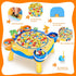 3 4 5 3-4, 45 4 Awsoo Fishing Game Toys for Year Old Boy, Toddler Toys Age Fishes and Fishing Poles Rotating Board Game