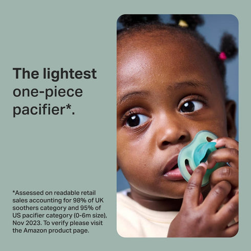 Tommee Set, 2 2 6-18 Pack 4 Tippee Stay Put Pacifier Contains Ultra-Light StayPut Glow in The Dark Pacifiers