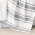 Lush Decor Baby Farmhouse Stripe Soft Sherpa Baby Blanket, 30" W x 40" L, Gray - Plush Striped Reversible Fleece Blanket for Baby or Toddler - Gender Neutral Baby Shower Presents - Nursery Decor by Lush Decor