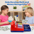 103 3, 4, 5, 6 7 8+ Calculator Cash Register - Pcs Toy Cash Register, Microphone, Credit Card and Banking for Kids
