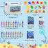 6 7 8 9 10 Magic Water Elf Toy Kit - Magic Gel Water Pets with Aquarium Bottle - Make Your Own Squishies Crafts Toys