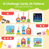 1-3 24 1 2 3 hahaland Montessori Wooden Brain Building Block for Toddler Stacking Toy Day & Night Puzzle Game