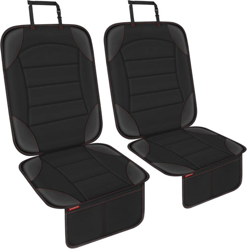 Sinvitron Car Seat Protector for Child Car Seat - Waterproof Non-Slip Leather