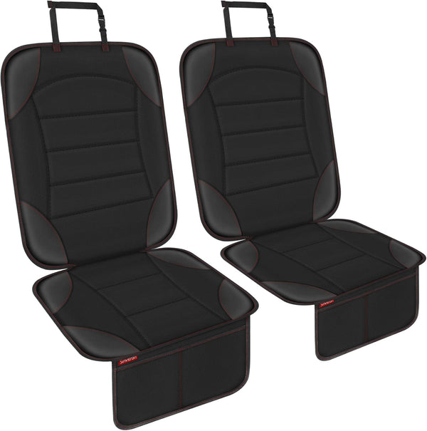 Sinvitron Car Seat Protector for Child Car Seat - Waterproof Non-Slip Leather