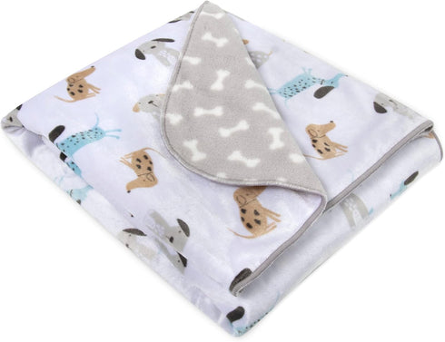 Sherpa Fleece Baby Blankets for Boys and Girls Colorful, Reversible Baby Blankets for Newborns, Infants, Toddlers