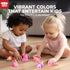 6 4-8, TOY Life PCS Mermaid Light Up Bath Toys for Kids Ages No Hole Glow Bath Toys for Kids, Baby Toddler Bath-Time