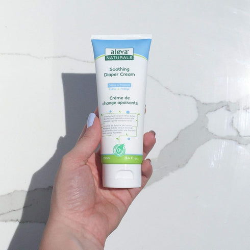 Aleva Naturals Soothing Baby Diaper Cream - Organic Shea Butter, 3.4 Fl Oz