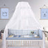 Joylife White Baby Toddler Bed Canopy Netting