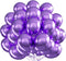 Chrome Metallic Purple Balloons, 12 inch, 100 Pcs Latex Shiny Balloons for Party Decoration