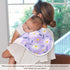 decor gift 4 Pack 22x11in Cotton Neutral Burp Cloths Easy Care Sunflower Pastel Purple Yellow Baby spit up Cloth