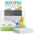 Peekapoo - Disposable Cotton Wash Cloths (50 Pack), Biodegradable, Soft, Thick, Baby