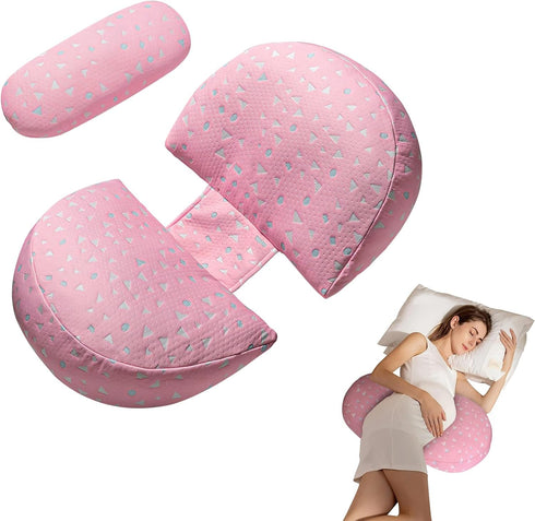 Pregnancy Pillow for Sleeping, Soft Maternity Body Pillow for Side Sleepers, Wedge