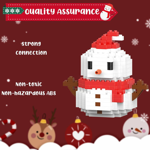NDZUI 2025 Set, Set Christmas Building Blocks Stacking Bricks Christmas Decorations and Gifts Building Toys Xmas Gifts